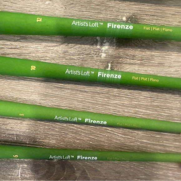 Set of 7 Artist's Loft Firenze Set of Paint Brushes, Level 3, Acrylic, Oil NEW - Picture 6 of 6